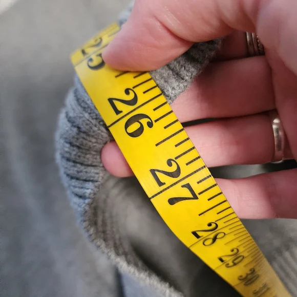 Men's Weatherproof Grey Quarter Zip Fair Isle Winter Pullover Sweater - Picture 9 of 9